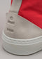 geranium premium canvas multi-layered high sneakers close-up materials