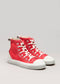 geranium premium canvas multi-layered high sneakers frontview