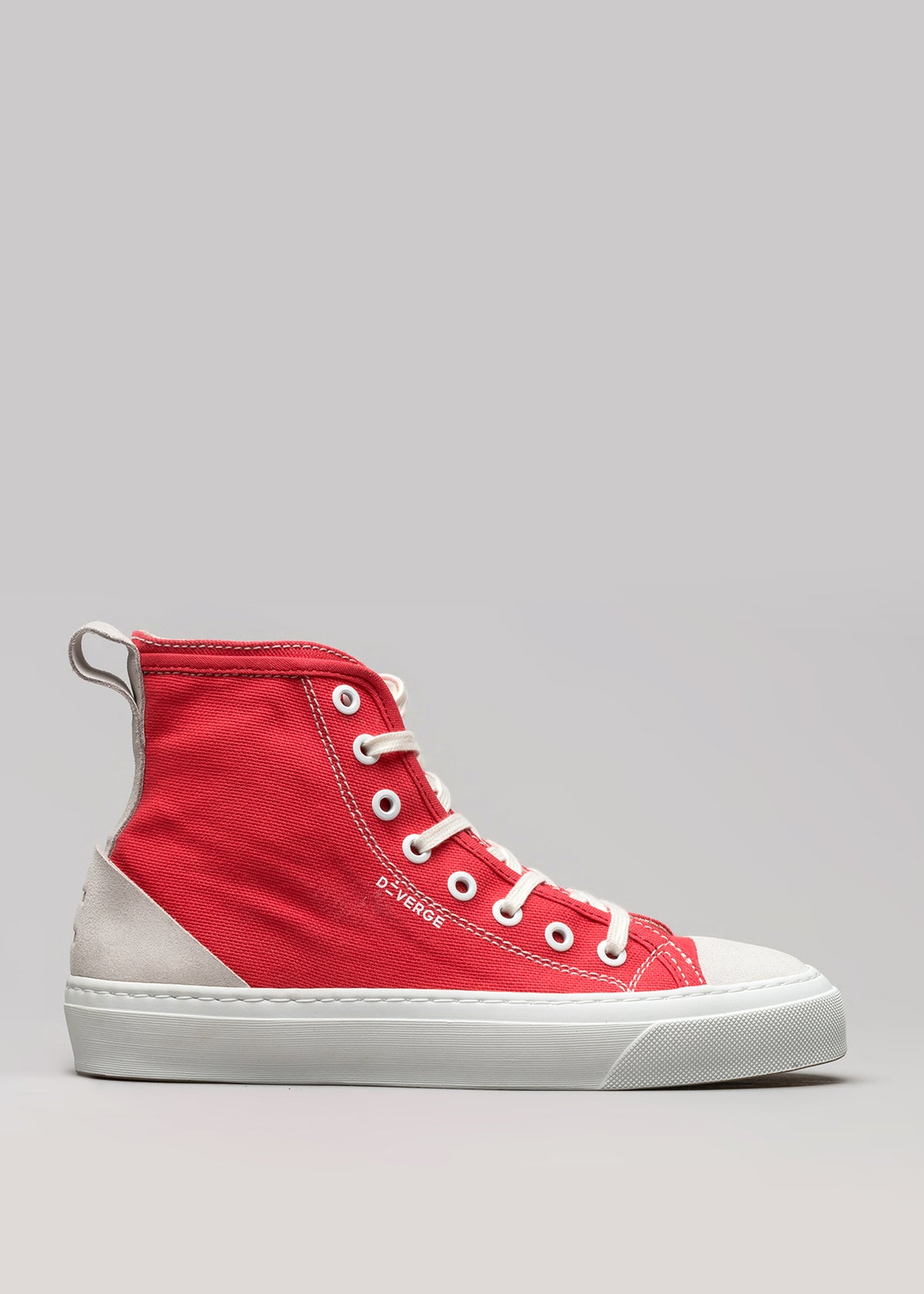 geranium premium canvas multi-layered high sneakers sideview